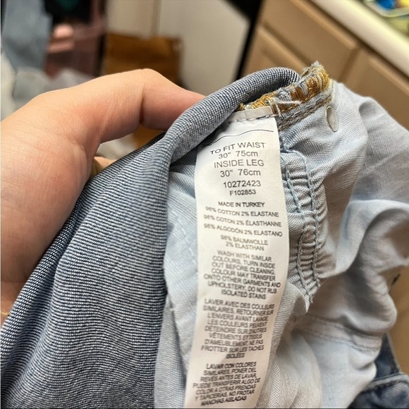 ASOS Design Split Hem Medium Wash Jeans Size 30 D - Picture 7 of 9